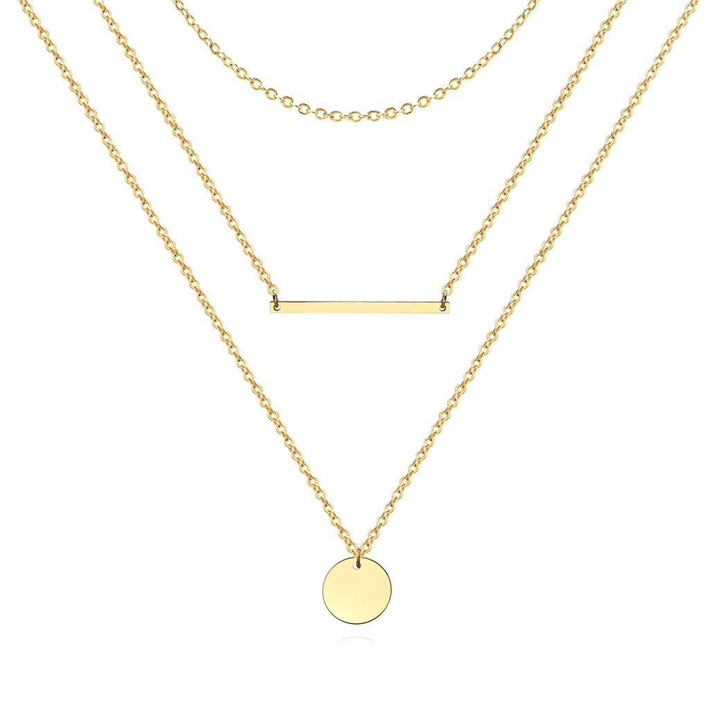 "Lux Triple" Gold Necklace