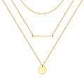 "Lux Triple" Gold Necklace