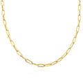 "Intensity" Plain Gold Necklace